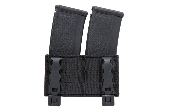 Double open magazine pouch 5.56 mm Wosport Black