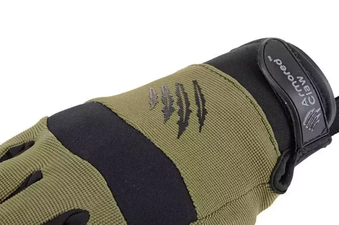 Rękawice taktyczne Armored Claw Shooter Cold Weather - oliwkowe