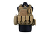 Kamizelka typu CIRAS Maritime z kompletem ładownic M - Tan