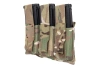 Triple magazine pouch with flap Wosport Multicam