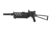 PP-19 Bizon submachine gun replica with silencer and red-dot sight