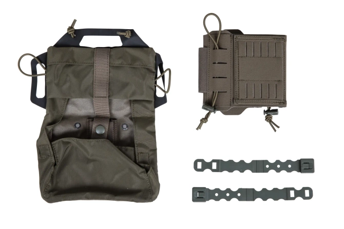 Tactical first aid kit with Molle panel Wosport Ranger Green