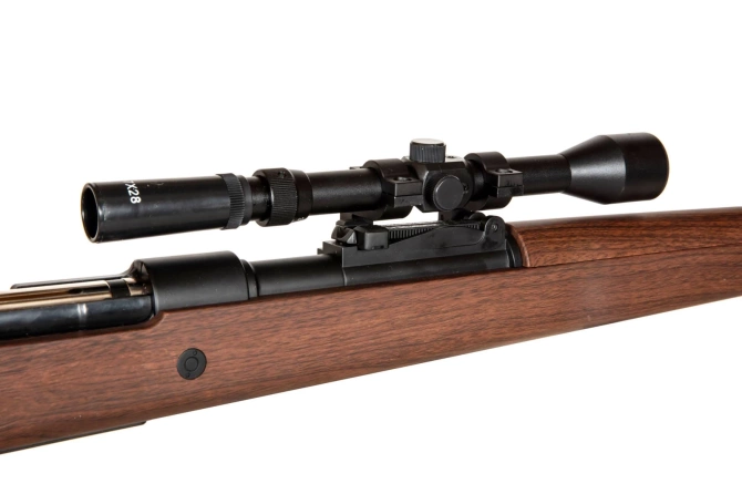 Kar98k Rifle Replica (Spring Powered) - Polymer Version + optics