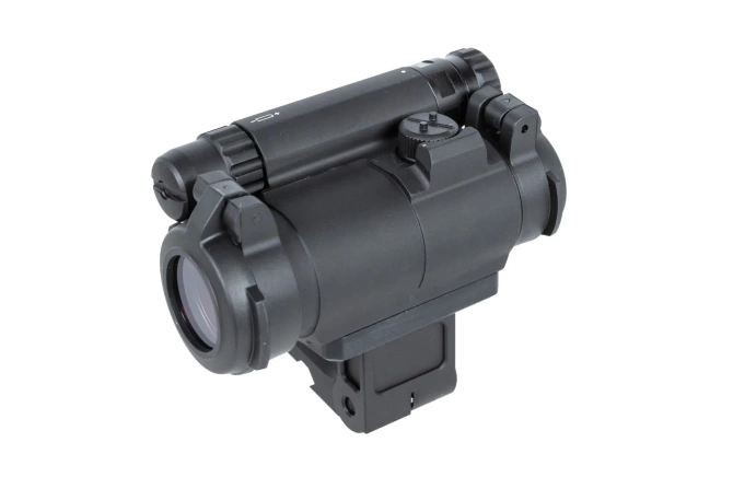 JJ Airsoft M5 red dot sight with adjustable mount Black
