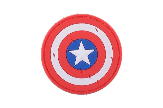 Shield of Captain America - Red - 3D Patch