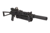 PP-19 Bizon submachine gun replica with silencer and red-dot sight