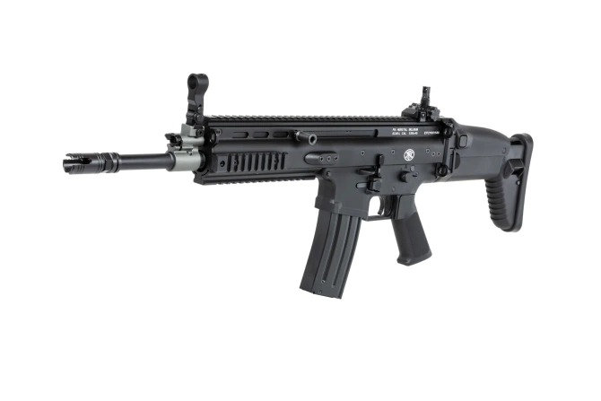Cybergun x FN HERSTAL SCAR-L airsoft Assault Carbine with Carrying Case Black