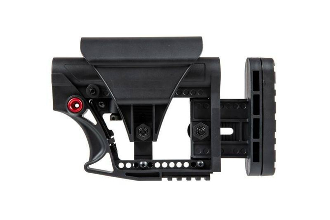 Adjustable stock for M4/M16 type replicas - black
