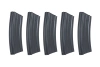 Set of 5 low-cap 70-ball metal magazines Specna Arms Black
