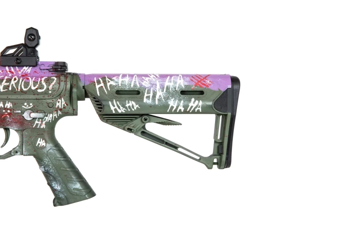 Replika pistoletu maszynowego SR4 FALCON-W - Joker Custom