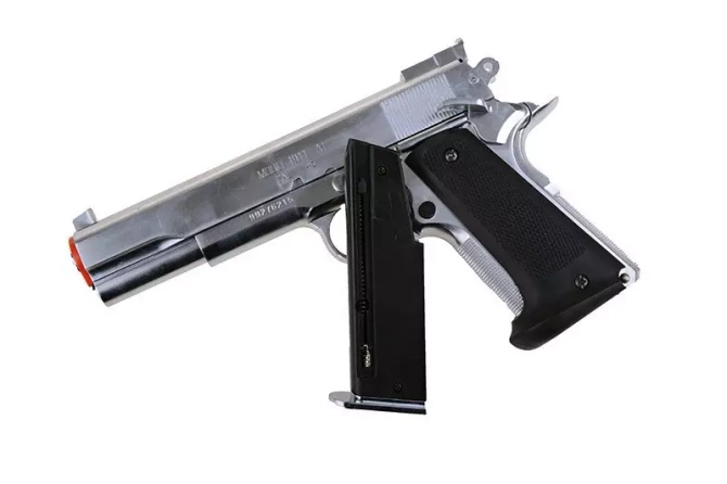 1911-A1 Silver pistol replica