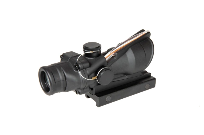 AOG 4X32 Scope Replica with Red Fiber - black