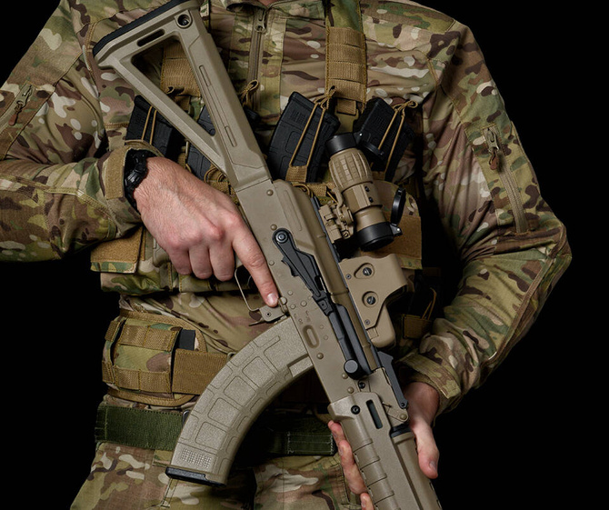 Powiększony bezpiecznik/przełącznik rodzaju ognia ze skrzydełkiem do AK - CYMA