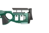 SV-98 CORE™ sniper rifle replica with bipod, scope and sound suppressor - russian green