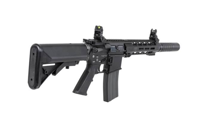 airsoft SRC DUAL POWER SR4 ZAROS-S GBB carbine with CO2 magazine
