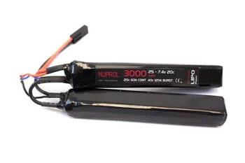 Akumulator LiPo 3000mah 7.4v 20c - dwudzielny