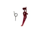 CNC Aluminum Advanced Trigger Tongue (Style E) - red