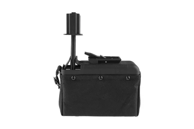 Magazynek pudełkowy 1500 kulek do repliki typu M249 - czarny