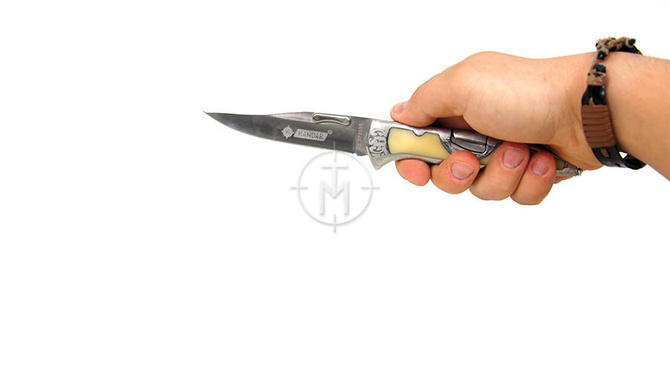 noz skladany kandar perla 2 kwiat L