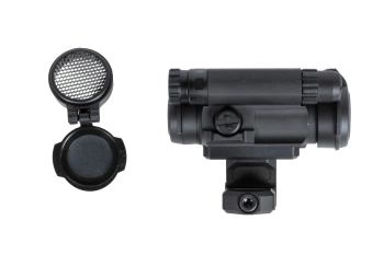 JJ Airsoft M5 red dot sight with adjustable mount Black