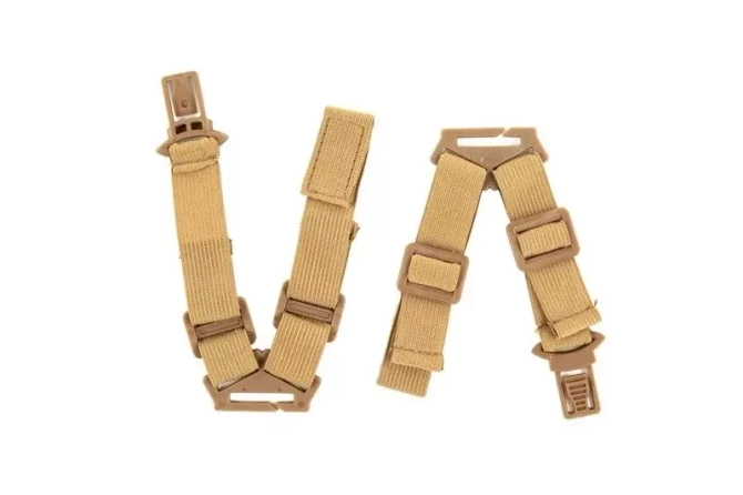 Buckle Set for Helmet Masks - Tan