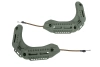 Mounting rail set for Wosport helmets type MK Olive