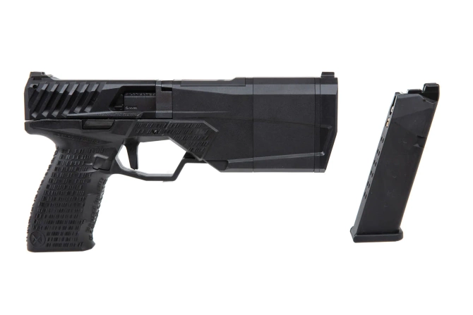 Replika pistoletu Krytac SilencerCo Maxim 9 Czarny