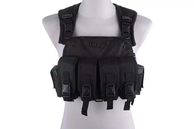 Kamizelka taktyczna Commander Chest Rig - czarna