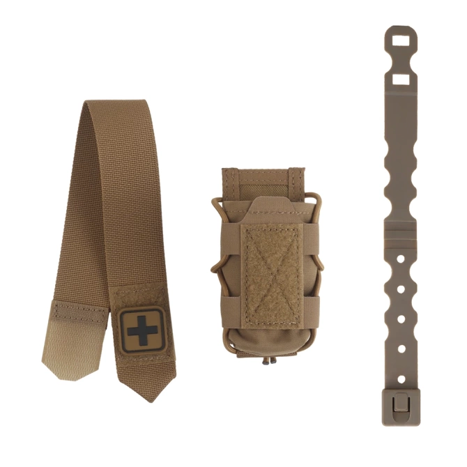 Wosport BP-137 Coyote Brown tactical stasis pouch