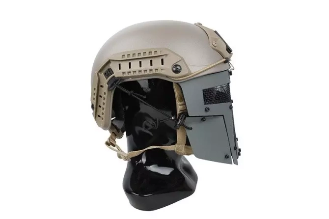 SPT Face Shield for FAST Helmets - Wolf Grey