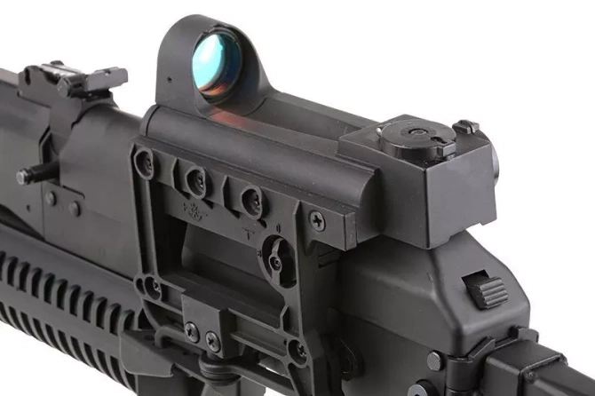 Replika pistoletu maszynowego PP-19 Bizon z tłumikiem i kolimatorem