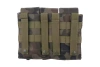 Triple M4/M16 Magazine Pouch - wz.93 Woodland Panther