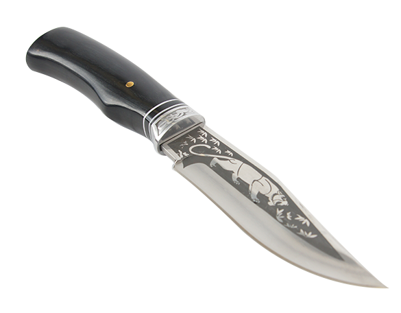 noz kandar tygrys czarny