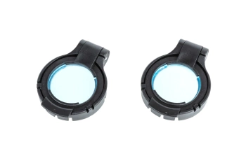 Set of two JJ Airsoft transparent flip-up covers for the ZV-1 red dot sight