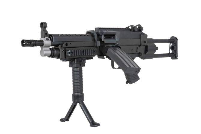 A&K M249 Para Black Airsoft Machine Gun
