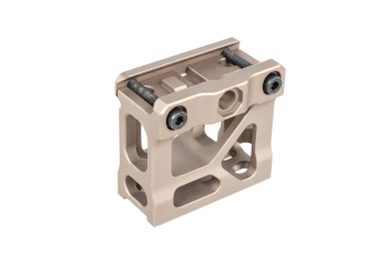 JJ Airsoft RIS rail mount for T1 Tan type red dot sight