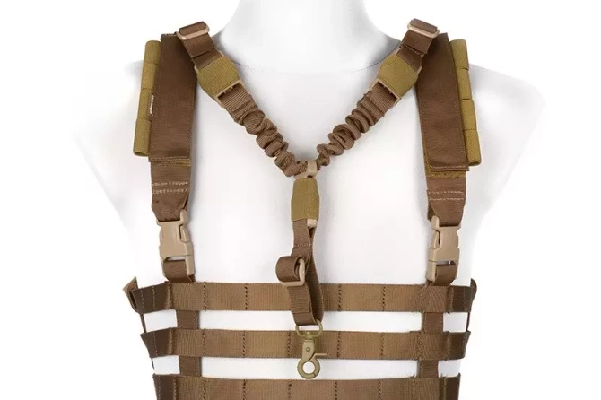 Kamizelka taktyczna Chest Rig typu Low Profile - Coyote Brown