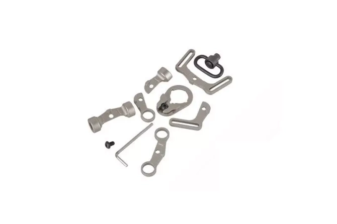 RIS rail universal attachment point - silver