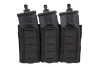 Front panel for three 5.56 MG-97-BLK magazines