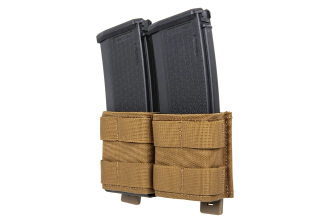 Double open magazine pouch 5.56 mm Wosport Coyote Brown