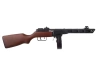 PPSH submachinegun replica - real wood