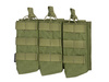 Otwarta potrójna ładownica na magazynki AK 7.62x39 - OLIVE (8FIELDS PREMIUM)