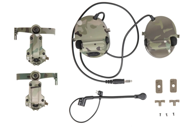 Aktywne ochronniki słuchu Wosport C5 HD-24 Multicam