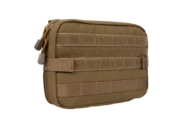 Large Administration Pouch with a Map Holder - Tan