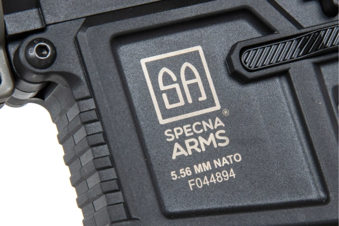 Karabinek ASG Specna Arms SA-F05-RL FLEX™ Light Ops Stock/ New Receiver HAL ETU™ Oliwkowy