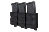 Triple open magazine pouch 7.62 mm Wosport Black