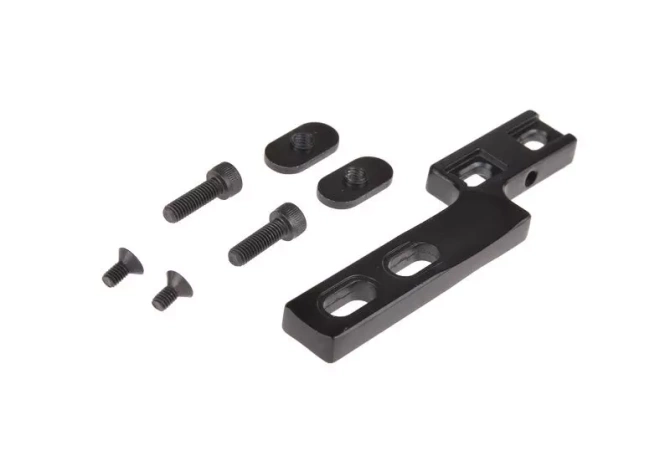 Aluminum front flashlight mount