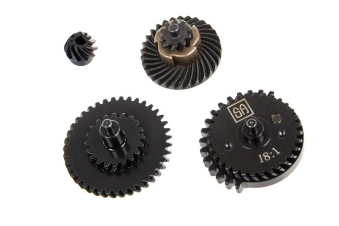 Zestaw Stalowych zębatek Helikalnych CNC Specna Arms 18:1