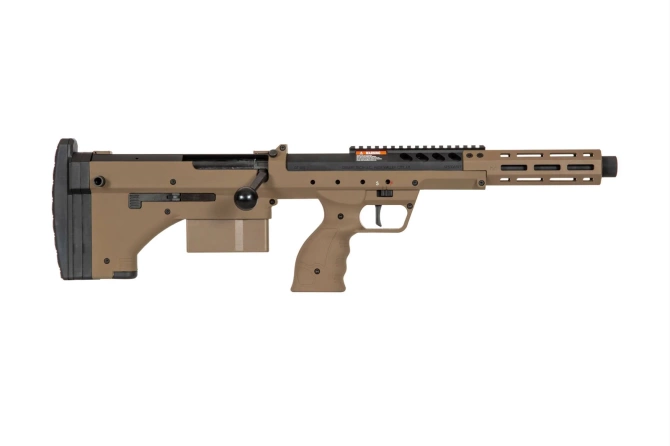 Replika karabinu snajperskiego Desert Tech SRS-A2/M2 Sport 16” (praworęczna) - FDE