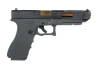 E&amp;C EC-1203 airsoft pistol Black and gold